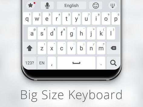 New big size keyboard theme screenshot 3