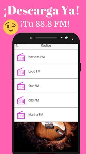 88.8 fm app radio free music online for android screenshot 2