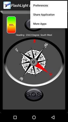 Flashlight and Compass   SOS screenshot 3