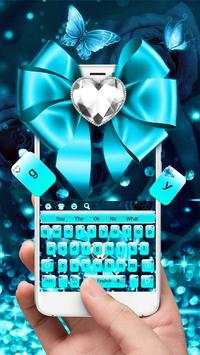 Turquoise Bow Keyboard screenshot 2