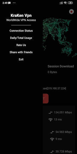 PUGB MOBILE VPN - KRAKON VPN RUN PUBG MOBILE screenshot 5