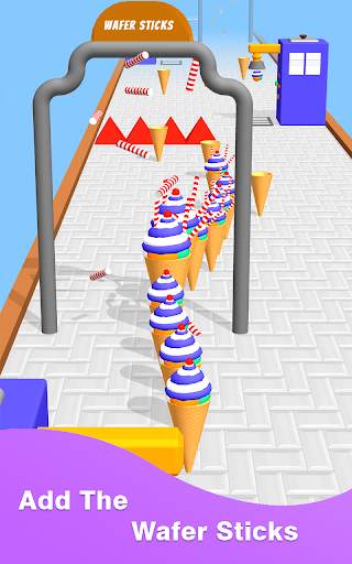Ice Cream Stack Run!! screenshot 2