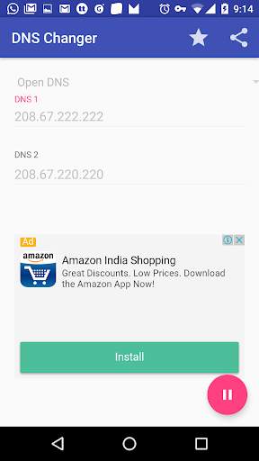 DNS Changer No Root 3g 4g wifi screenshot 2