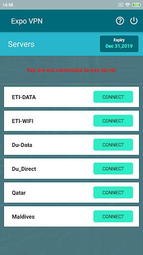 Expo VPN screenshot 1