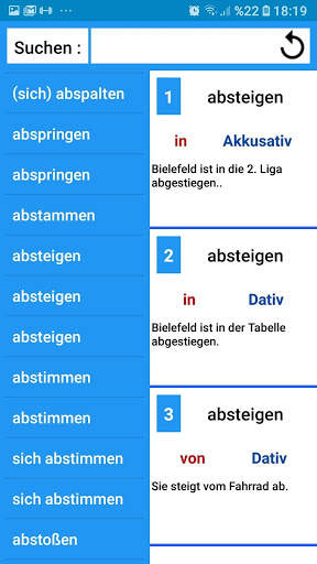 Verben mit Präpositionen screenshot 6