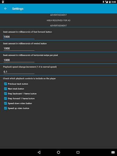 Precise Frame Seek Volume Video Player Free screenshot 10