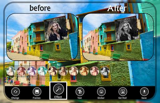 Street Poster Photo Frames - sunset highway effect screenshot 3