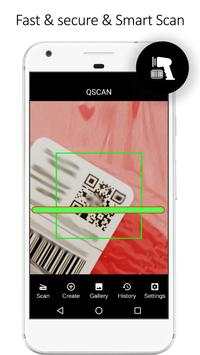 Qscan - QRcode, Barcode scanner screenshot 1