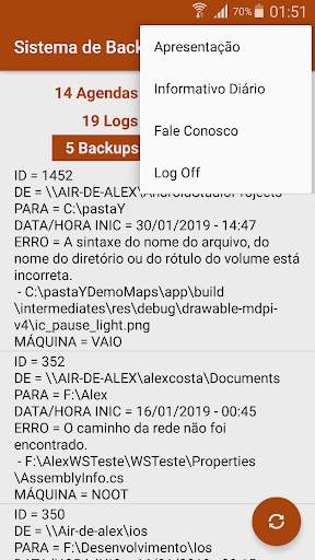 SBP-Sistema de Backup Programado screenshot 5