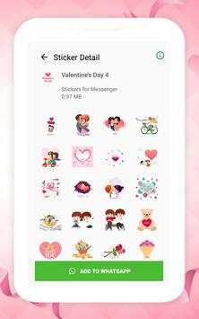 Romantic Love Stickers for Messenger WAStickerApps screenshot 11