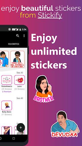 Stickify - The messenger stickers screenshot 2