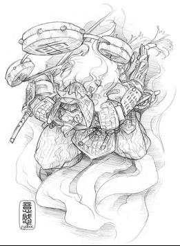 Samurai Tattoo Wallpaper screenshot 1