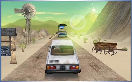 Simulator Balap Mobil Klasik Tua screenshot 2