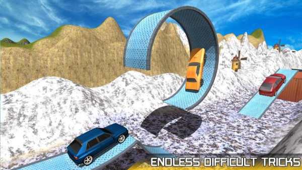 Car Stunts Race Extreme Impossible Track Challenge screenshot 4