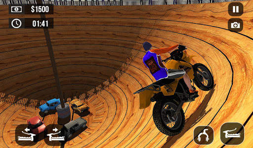 Well Of Death Stunt Bike Drive screenshot 9