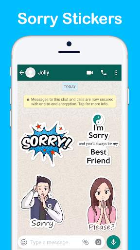 Sorry Sticker For Whatsapp screenshot 4
