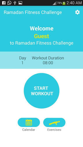 Ramadan Fitness Challenge screenshot 1