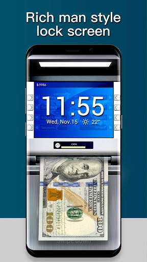 Money & cash lock screen for you screenshot 3