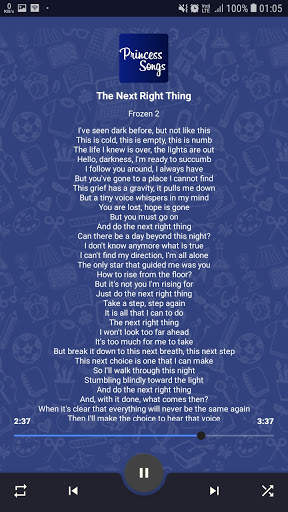 Princess Songs Lyrics | Game screenshot 7
