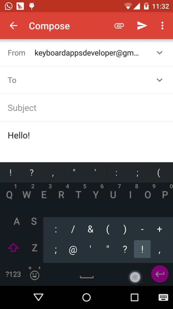 Pink Android L Keyboard screenshot 2