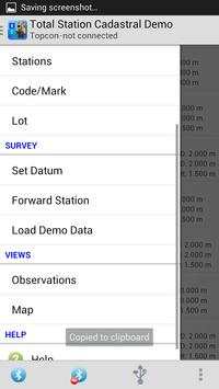Total Station Cadastral Demo screenshot 1