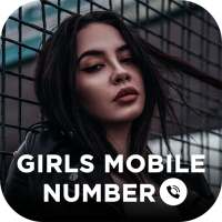 Girl mobile number icon