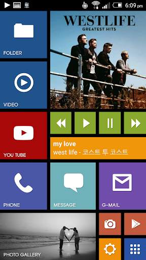 Tile theme for Total Launcher screenshot 1