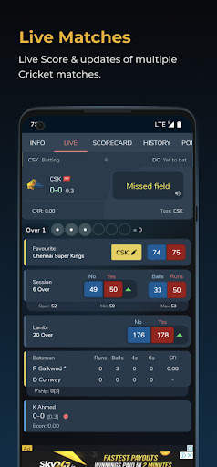 Cricket Live Line screenshot 3