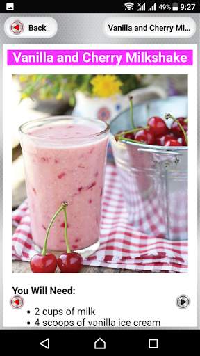 Juice and Milkshake Recipes screenshot 8