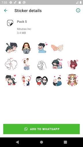 WAStickerApps Animated 💕 Love Animated Stickers screenshot 4