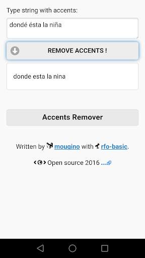 Accents Remover screenshot 1