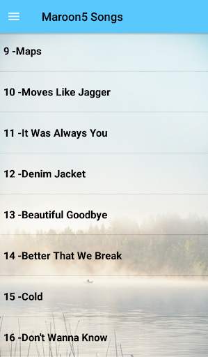 MAROON5-Songs Offline (40 Songs) screenshot 3