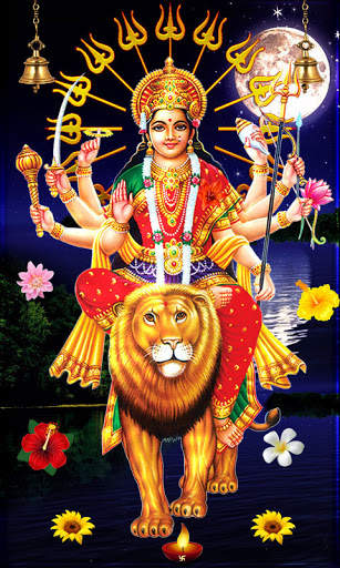 Durga Mata Blessings Live Wallpaper screenshot 4