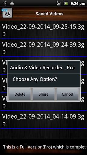 Audio and Video Recorder Lite screenshot 5