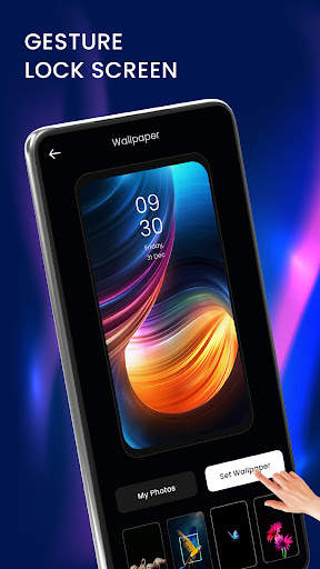 Gesture Lock screen 1 تصوير الشاشة