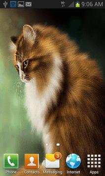 Brown Cat Live Wallpaper screenshot 2