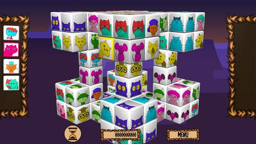 Angry  Cats Mahjong स्क्रीनशॉट 3
