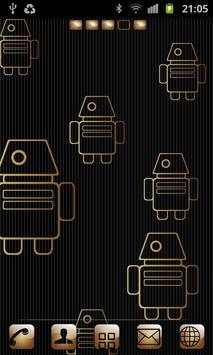 My Gold theme GO launcher EX screenshot 2