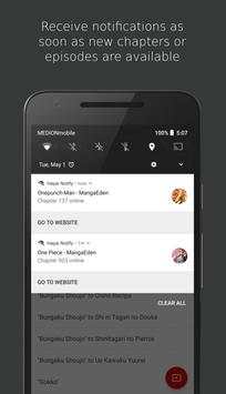 Manga & Anime Notifications - Hayai Notify screenshot 1