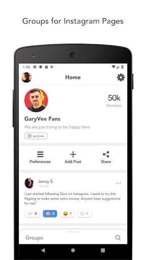 Zone - Groups for Instagram screenshot 1