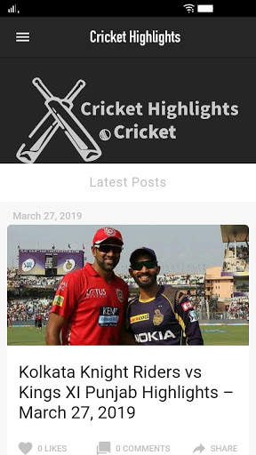 Cricket Highlights screenshot 1