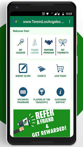 Tennis League Network App screenshot 1