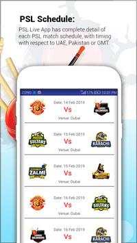 PSL live cricket-Live match streaming app screenshot 2