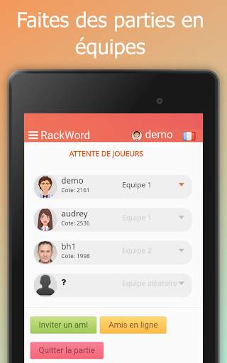 Rackword- Jeu de mots en ligne screenshot 10