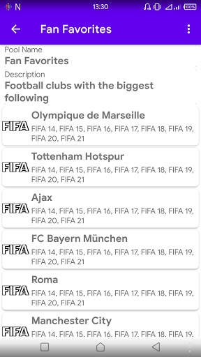 Team Selector for FIFA screenshot 6