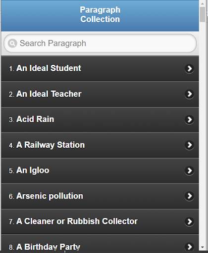 Paragraph Collection screenshot 1