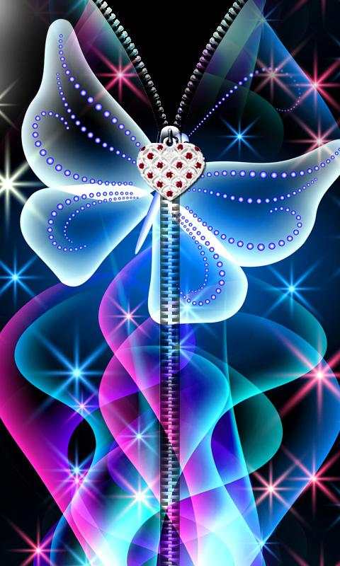 3D Butterfly Zipper UnLock screenshot 8