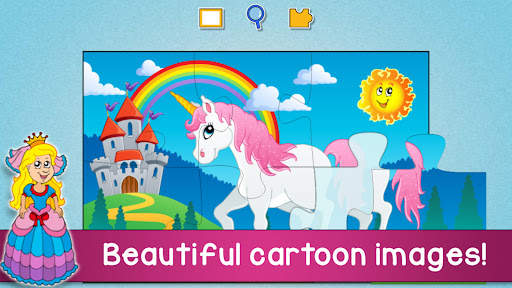 Kids Animals Jigsaw Puzzles 1 تصوير الشاشة