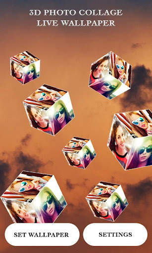 3D Photo Cube Live Wallpaper screenshot 4