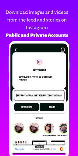 Mega Downloader InstaTik - Videos - Images - HD screenshot 5